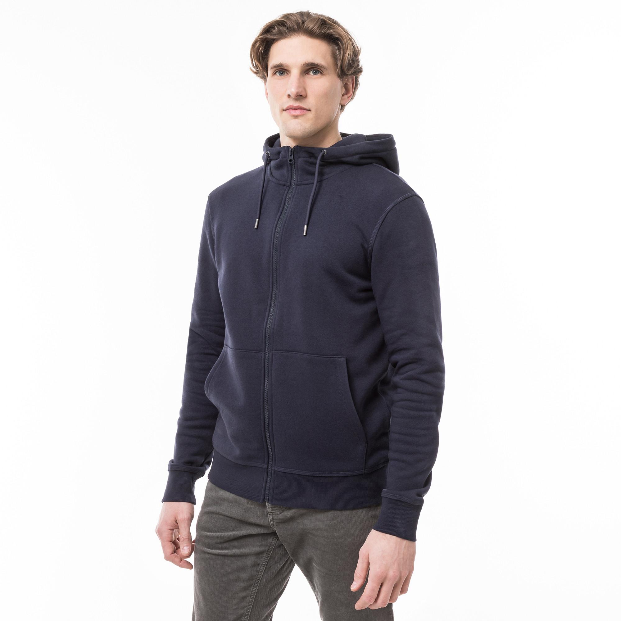 Manor Man Sweatjacke mit Kapuze  