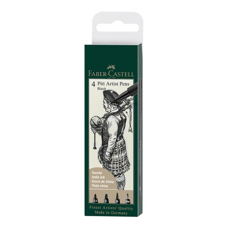 Faber-Castell Pennarelli in confezione da studio Pitt Artist Pen 