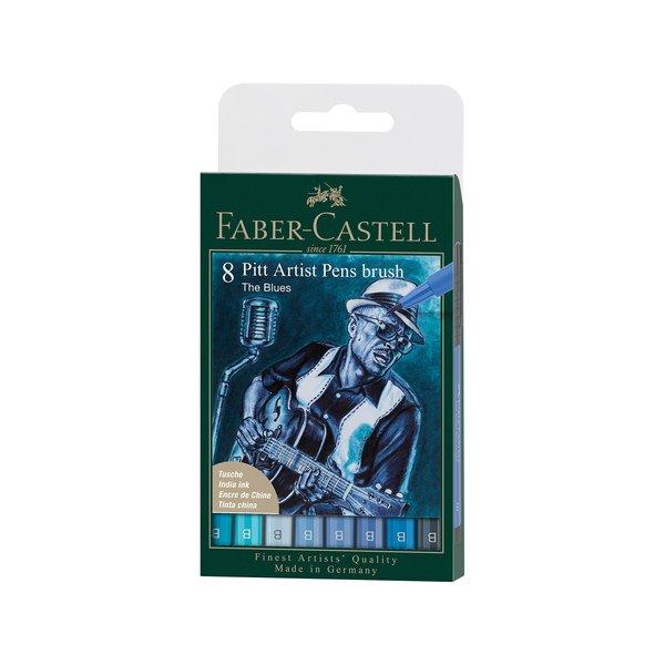 Faber-Castell Stylos à encre en boîte atelier Pitt Artist Pen 