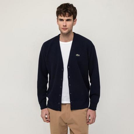 LACOSTE TRICOT V-Ausschnitt Strickjacke  