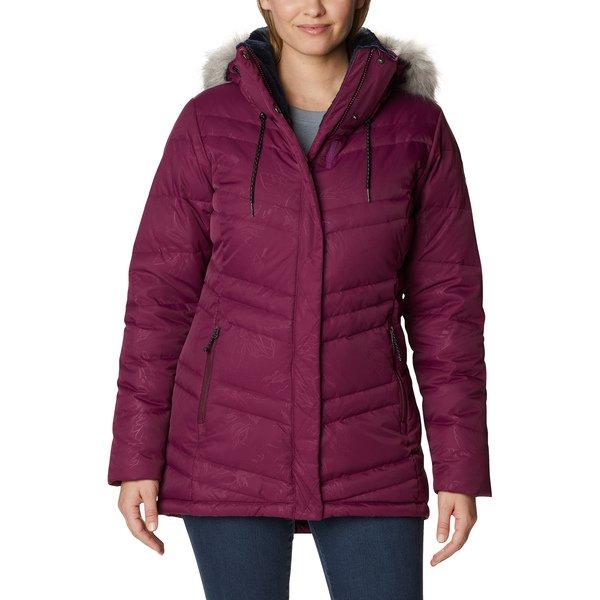 Image of Daunenjacke Mit Kapuze Damen Brombeere S