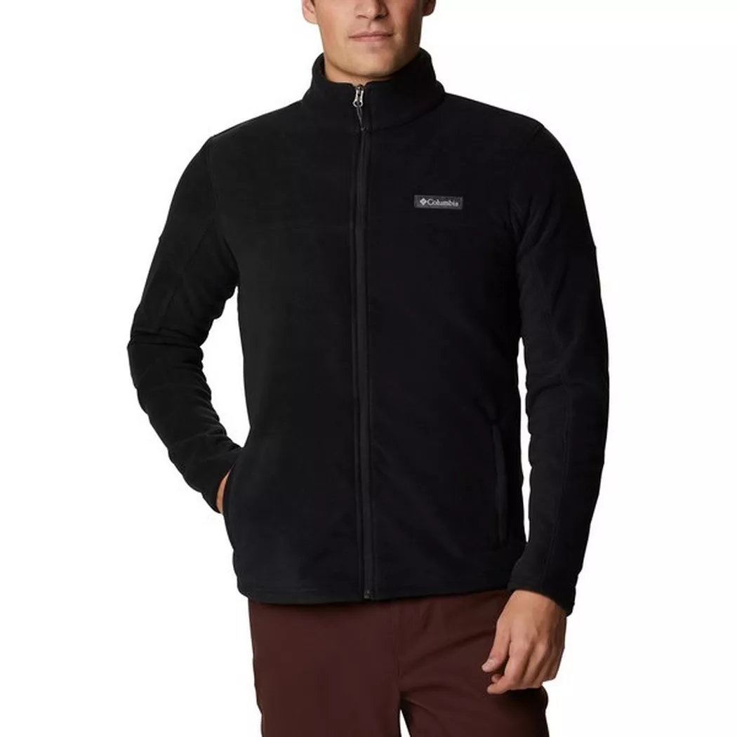 Columbia - Fleecejacke ohne Kapuze, Basin Trail, XL, Black