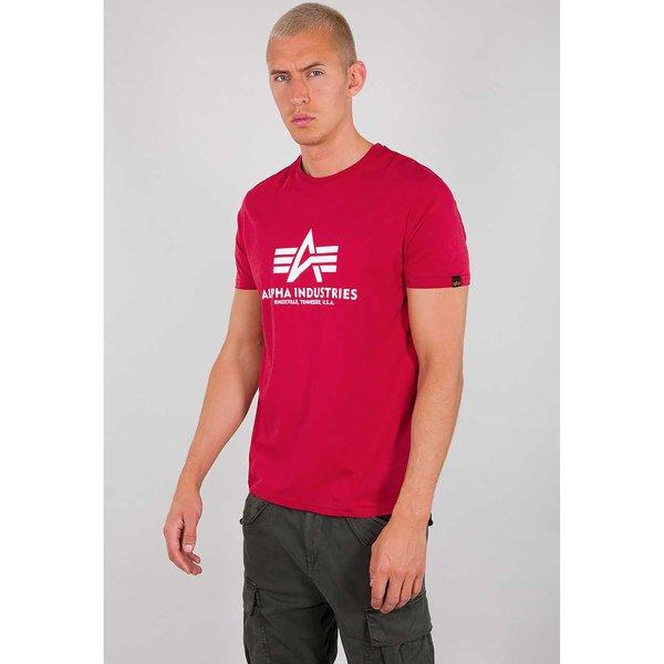 Image of T-shirt, Modern Fit, Kurzarm Herren Rot M