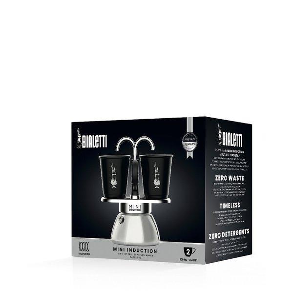 BIALETTI Set caffettiera a pistone MINI INDUCTION 2T 