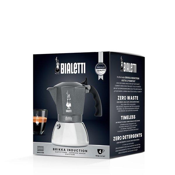 BIALETTI Cafetière BRIKKA INDUCTION 4 T 