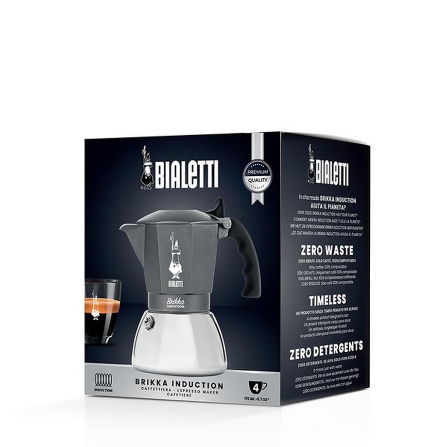BIALETTI Kaffeebereiter BRIKKA INDUCTION 4 T 