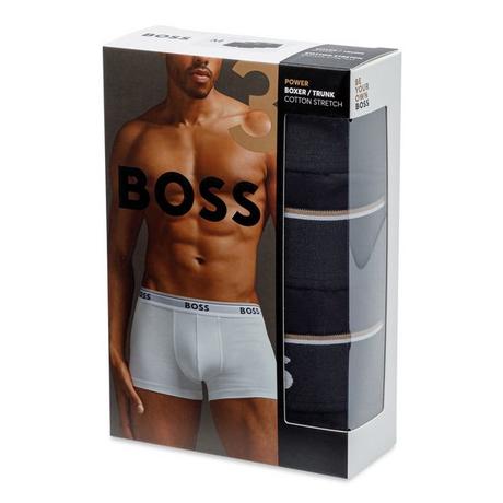 BOSS Trunk Power Cotone Stretch Boxer Briefs Triopack  