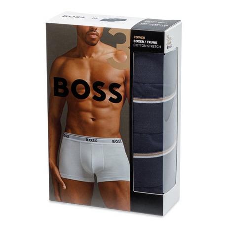 BOSS Trunk Power Cotone Stretch Boxer Briefs Triopack  