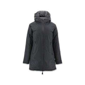 Manteau matelassé long, évasé