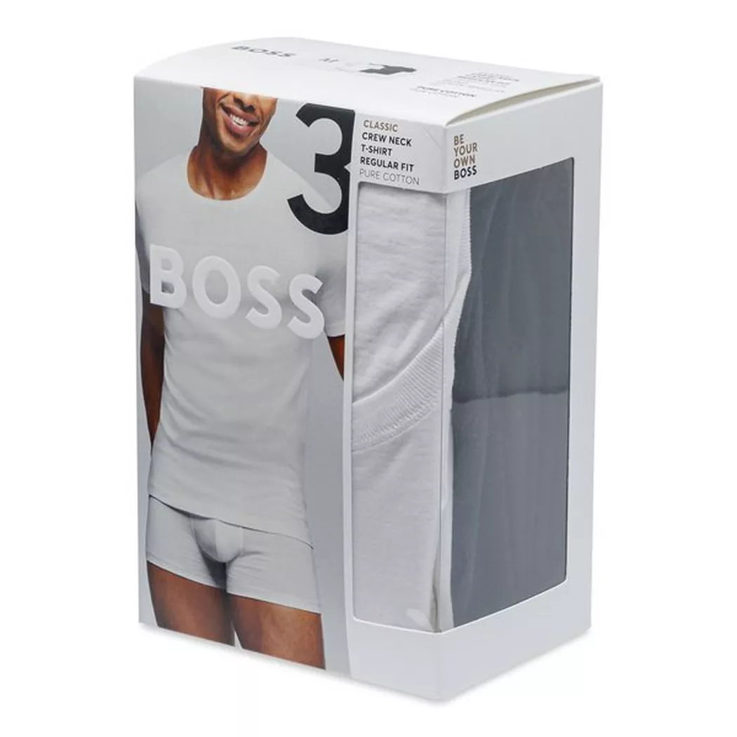 Boss T-shirt à Manches Courtes Classic 3 Unités Open Miscellaneous 984 M Homme