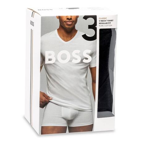 BOSS V-Neck Kurzarm T-Shirt 3er Pack Classic  