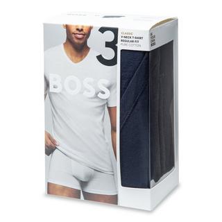 BOSS V-Neck Kurzarm T-Shirt 3er Pack Classic  