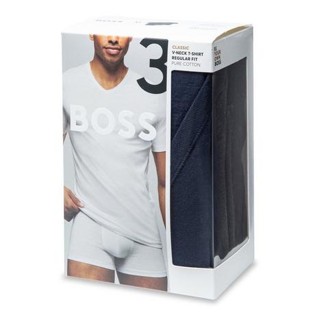 BOSS V-Neck Kurzarm T-Shirt 3er Pack Classic  
