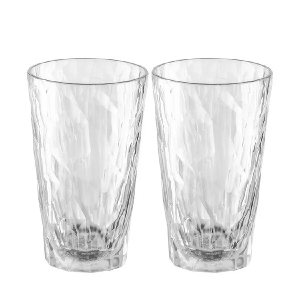 Koziol - Longdrinkglas, 2 Stück, 300 ml, Transparent
