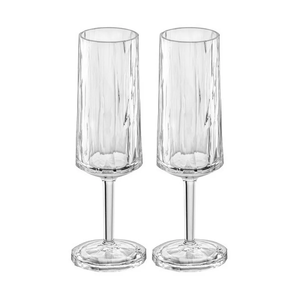 Koziol - Sektglas, 2 Stück, 100  ml, Transparent