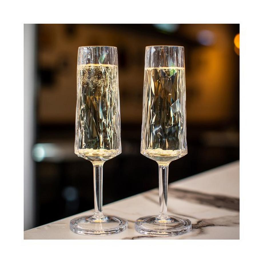 koziol Bicchieri da spumante 2 pezzi Club No. 14 