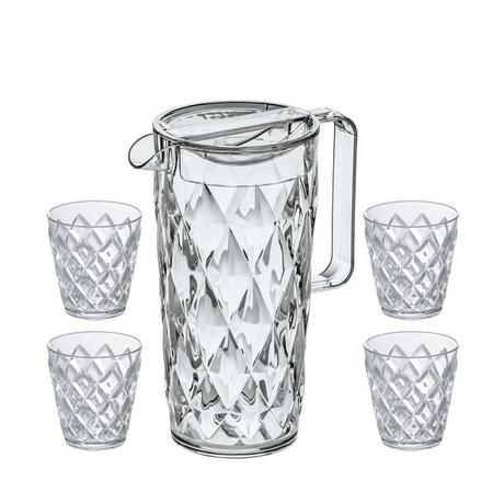 koziol Trinkset, 5-teilig Crystal 