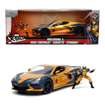 Marvel X-Men Wolverine Chevy Corvette 1:24