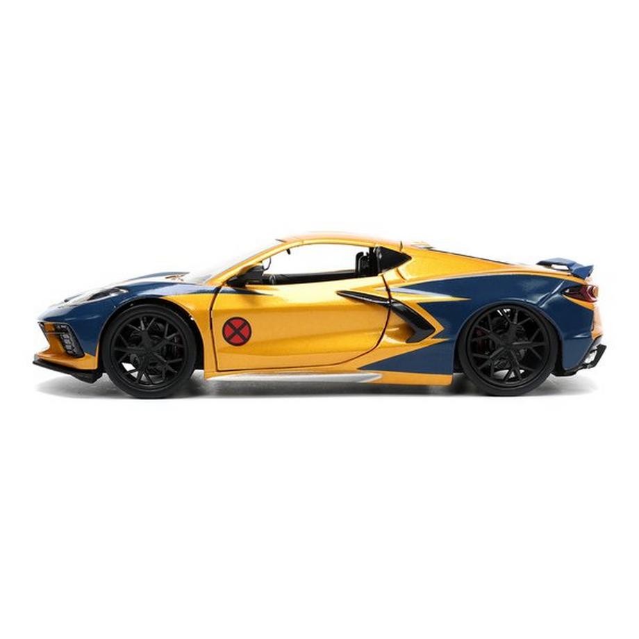 JADA  Marvel X-Men Wolverine Chevy Corvette 1:24 