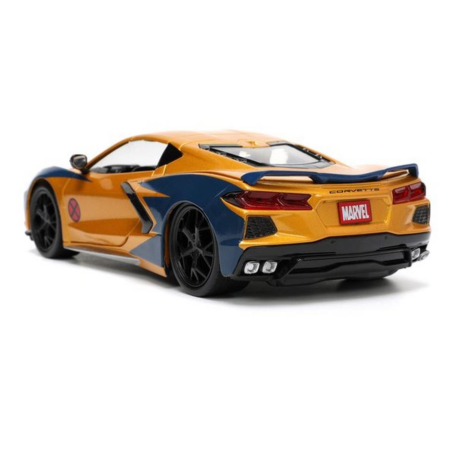 JADA  Marvel X-Men Wolverine Chevy Corvette 1:24 