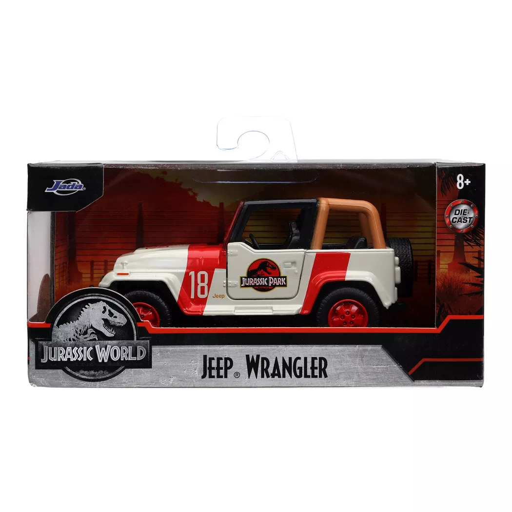JADA - Jurassic World Jeep Wrangler 1:32, Multicolor