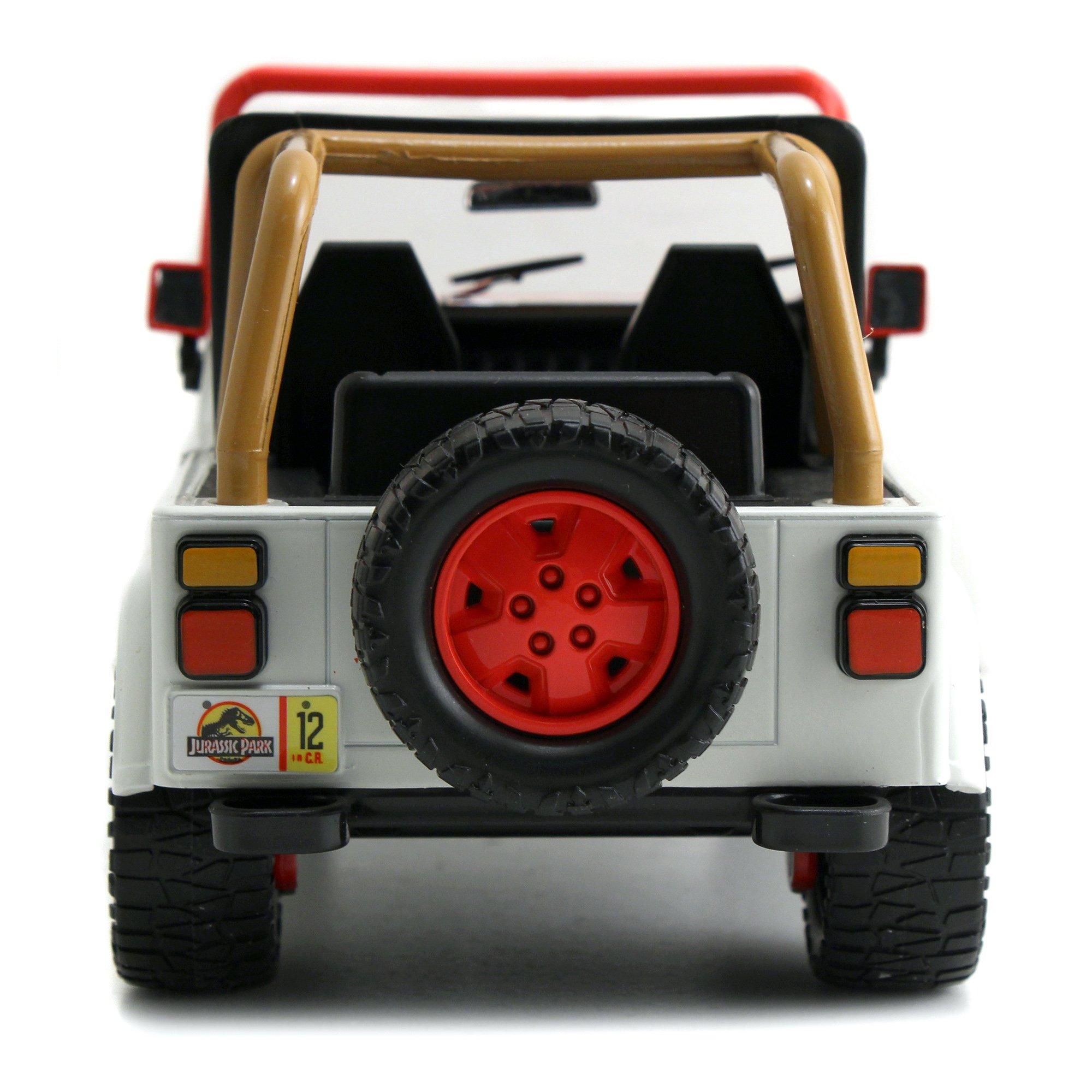 JADA  Jurassic World 1992 Jeep Wrangler 1:24 