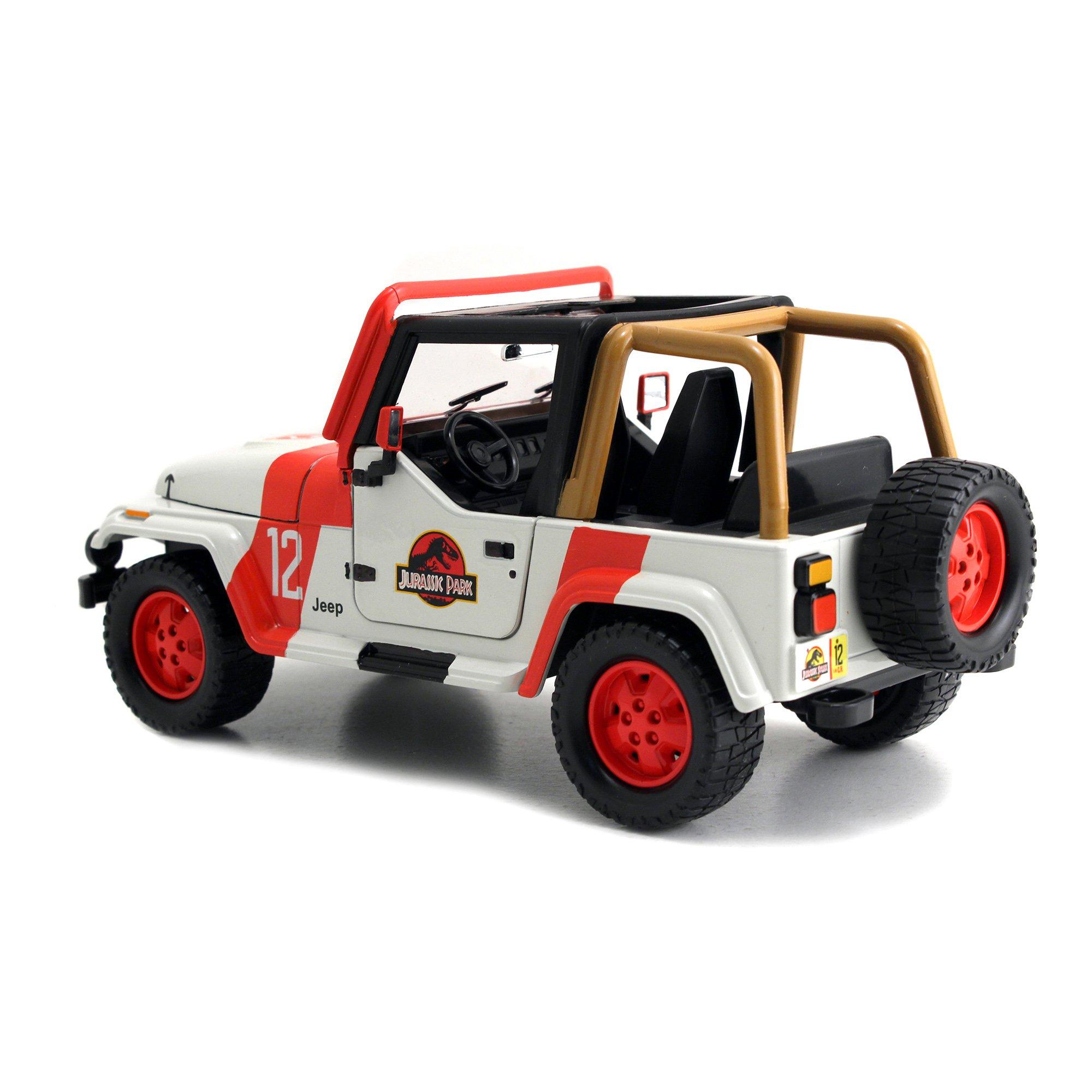 JADA  Jurassic World 1992 Jeep Wrangler 1:24 