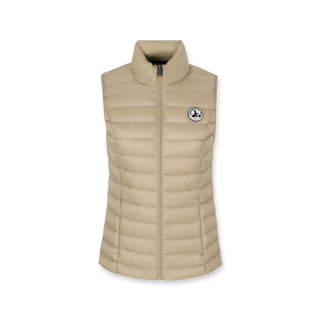 Jott - Daunengilet ohne Kapuze, für Damen, Beige, Größe M