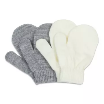 Confezione doppia di guanti in maglia