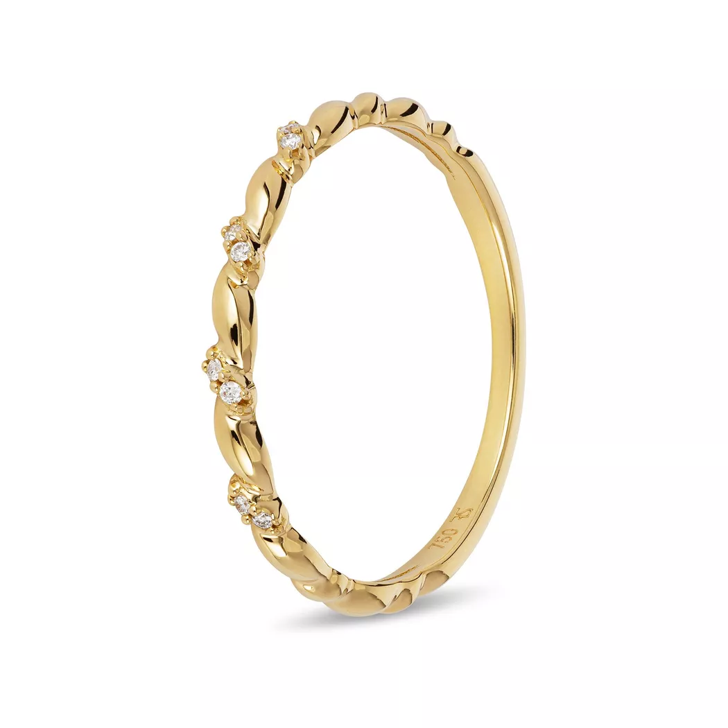 L' Atelier Gold 18 Karat by Manor - Ring, 54, Gelbgold 10