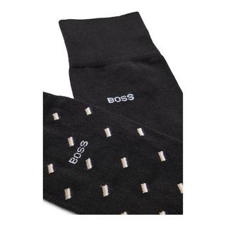 BOSS 2P RS Minipattern MC Lot de 2 paires de chaussettes, hauteur mollet 