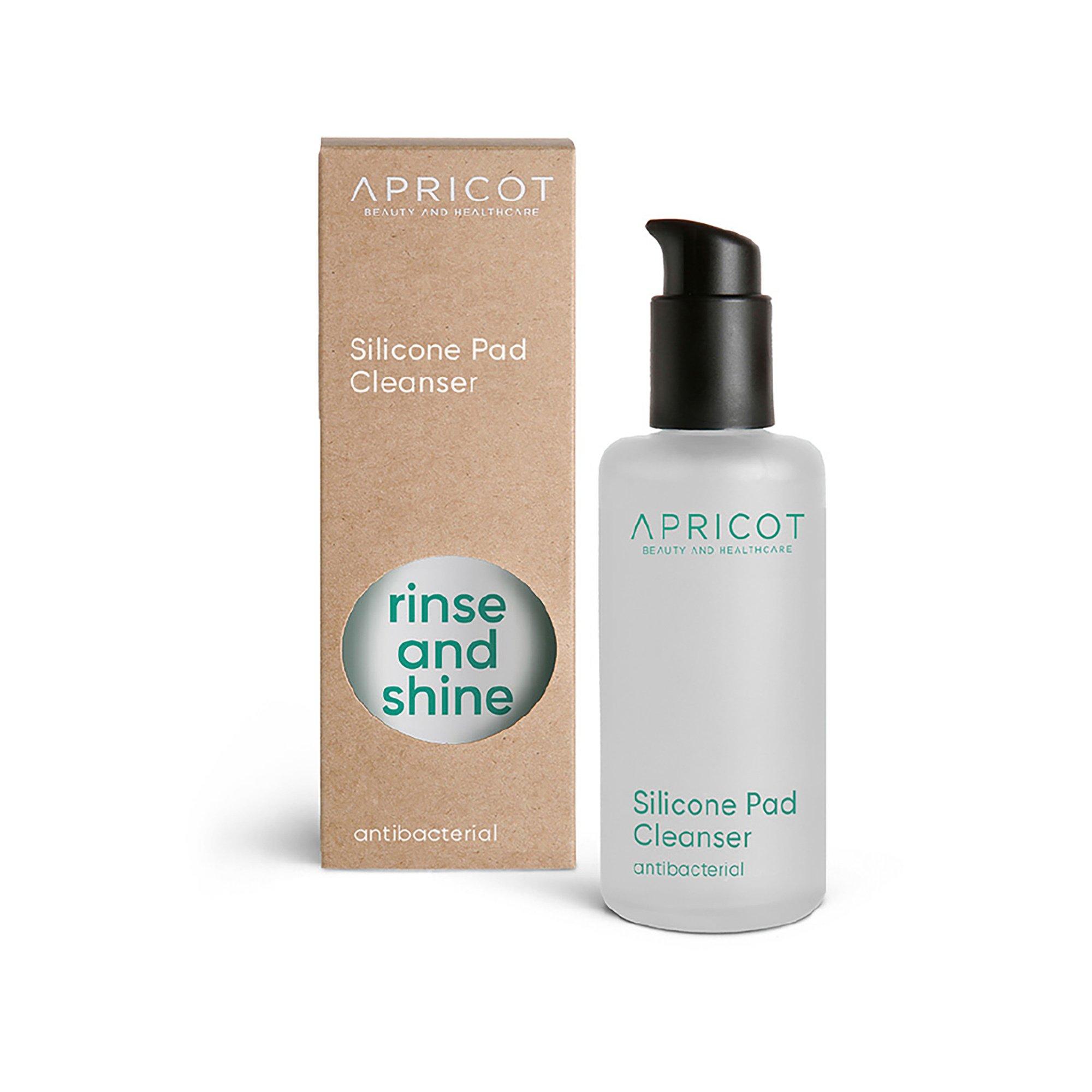 Image of APRICOT Silicone Pad Cleanser "Rinse And Shine" - 150 ml