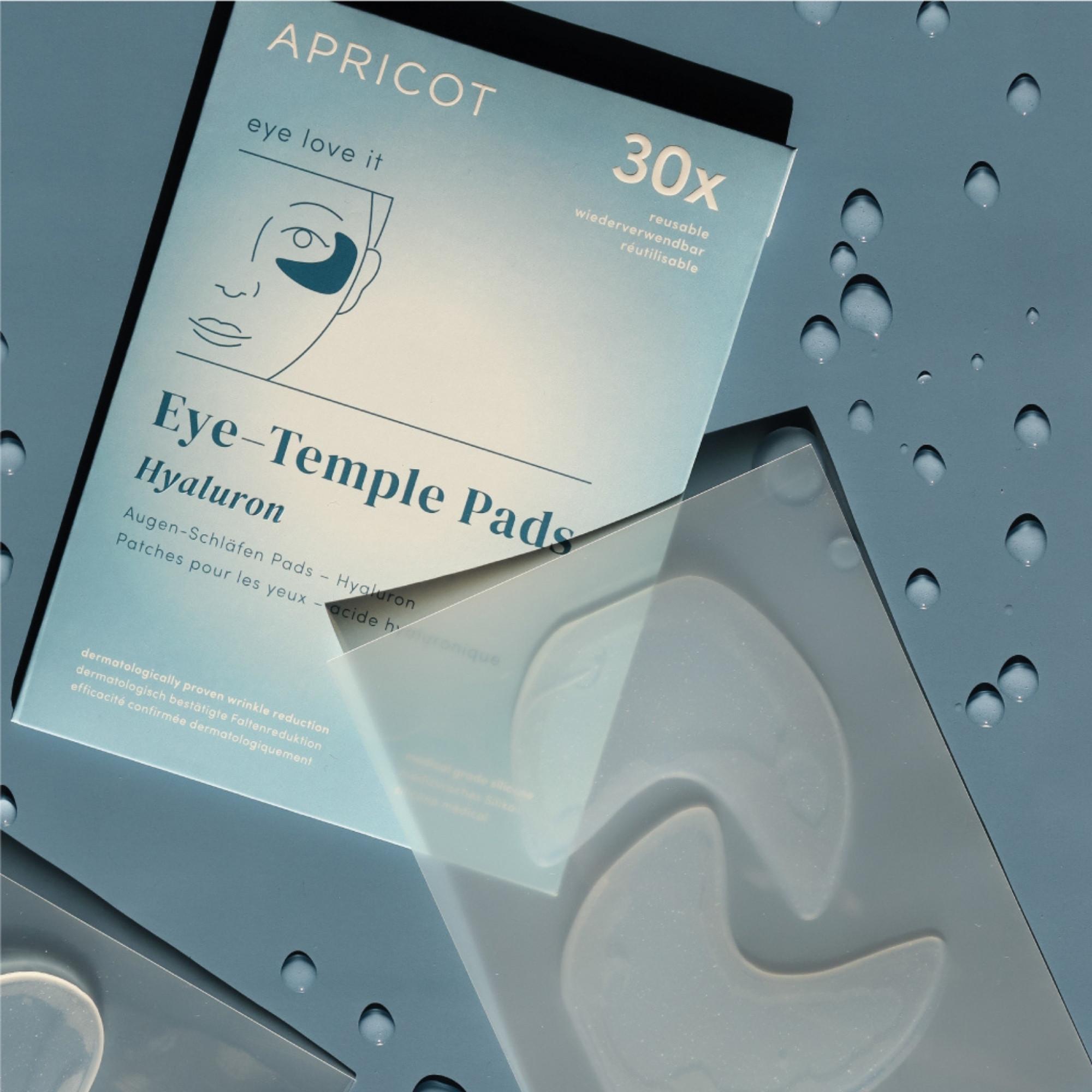 APRICOT  Pads Yeux & Tempes Réutilisables à l’Acide Hyaluronique 