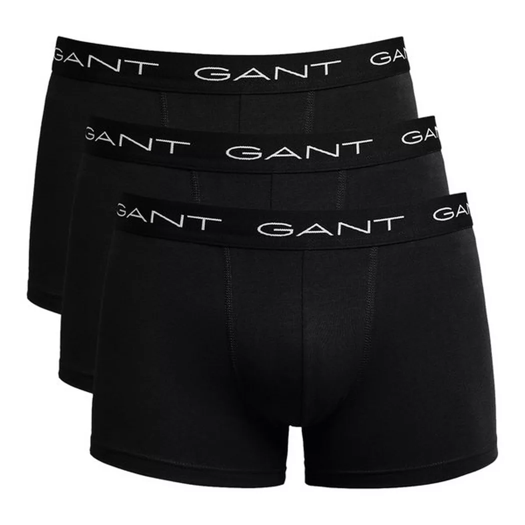 Gant pour homme. 900003333 Lot de 3 caleçons noirs (XXL), Homewear, Coton 3