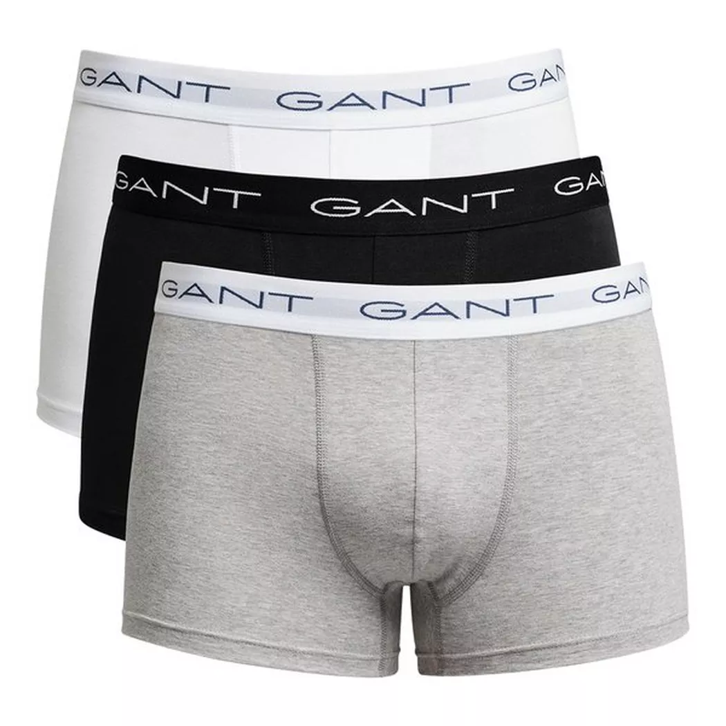 Gant Boxers 90000300393 3 Unités Grey Melange M Homme