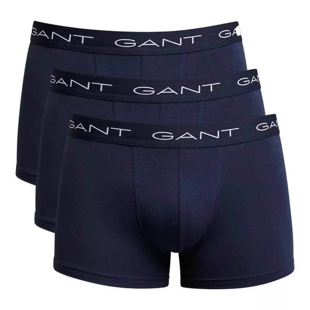Gant pour homme. 900003333 Lot de 3 boxers bleu marine (XXL), Homewear, Coton 4