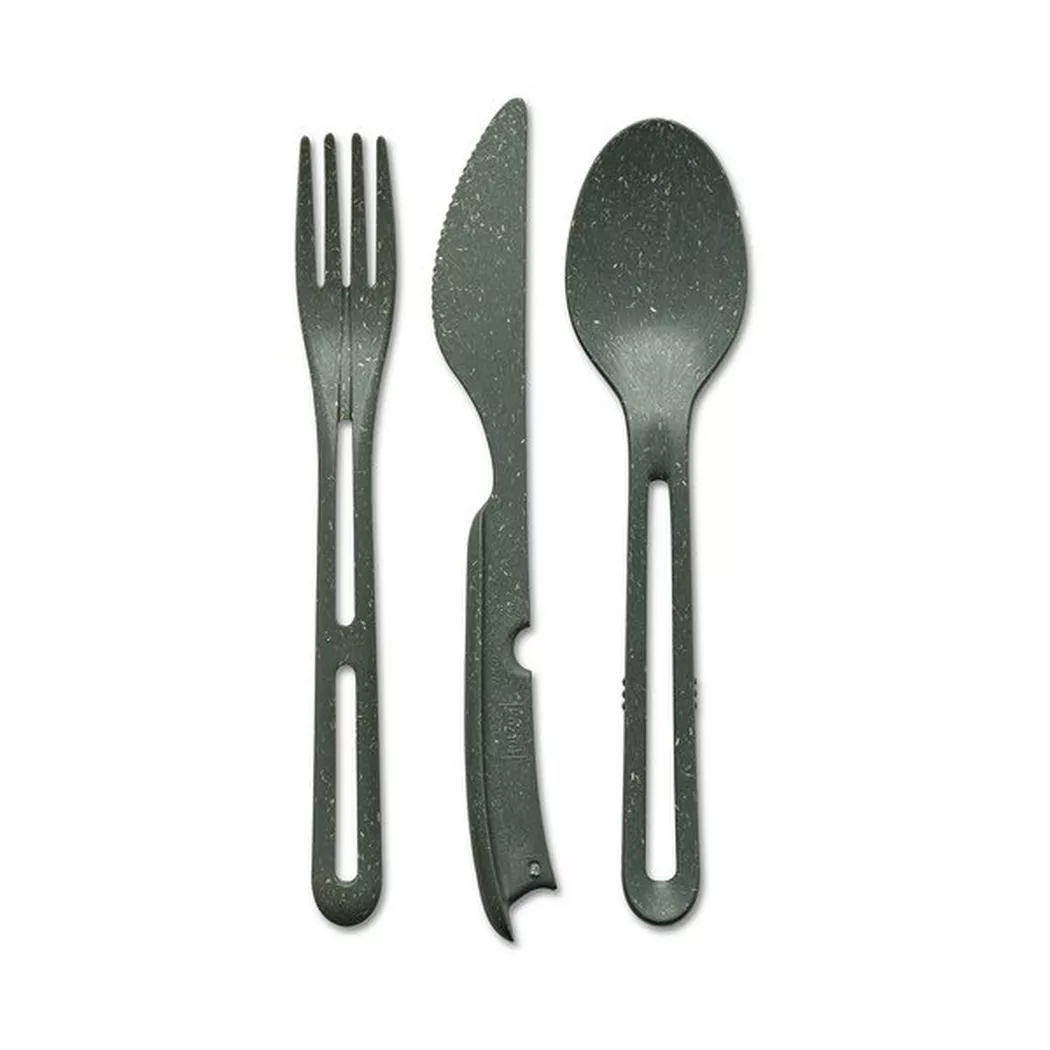 Besteck-Set Koziol Grau Kunststoff 3 Stk