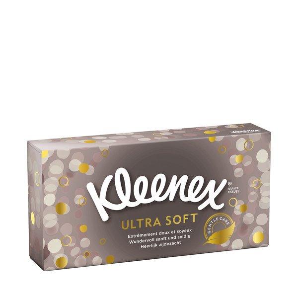 Kleenex Ultra Soft Box à 64 Blatt Tessuti Cosmetici Ultra Soft Scatola 