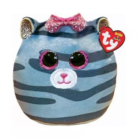 ty  Squish-A-Boo Coussin Mini, Chat Kiki Multicolor