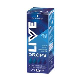 LIVE LIVE Drops Crystal Blue Temporary Colour Drops  