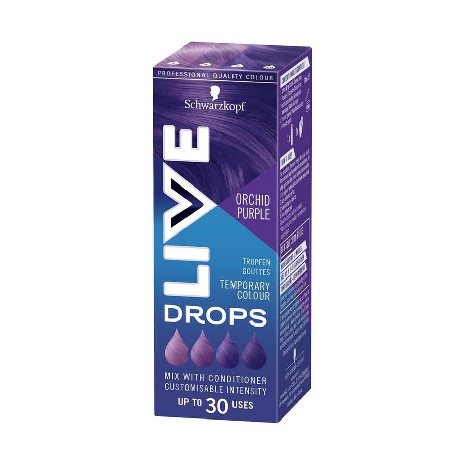 LIVE LIVE Drops Crystal Blue Temporary Colour Drops  