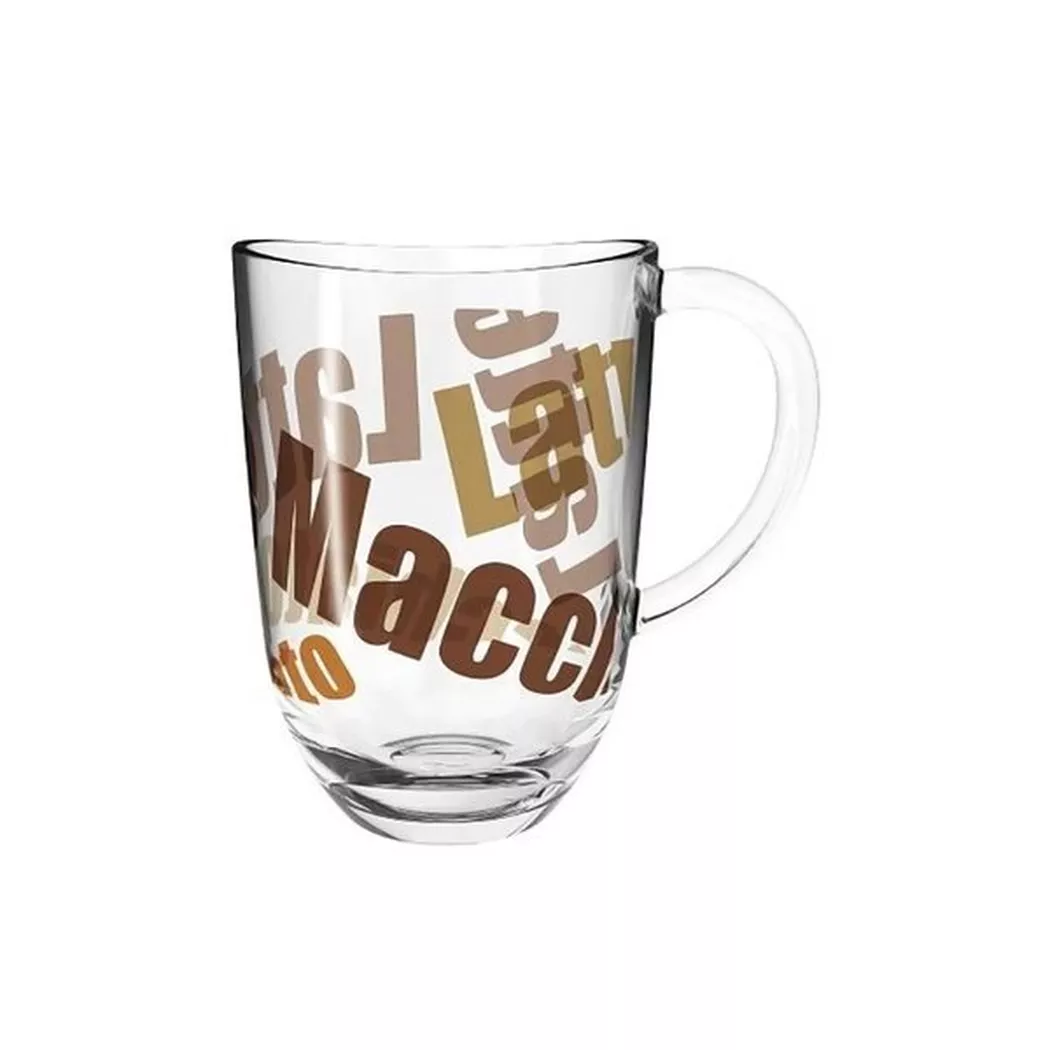 Leonardo Latte Macchiato Glass Multicolor 380ml