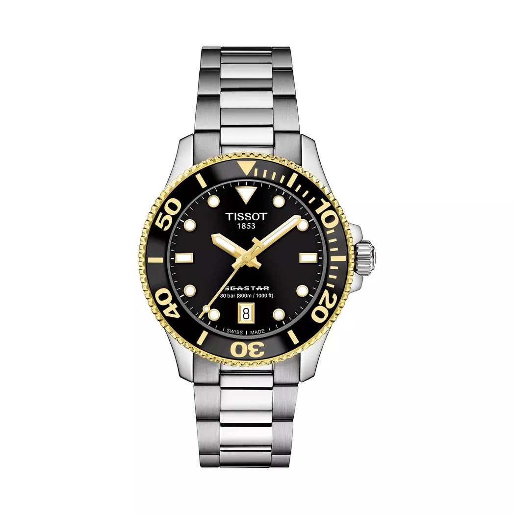Tissot Seastar 1000 Analog Watch Silver 36mm