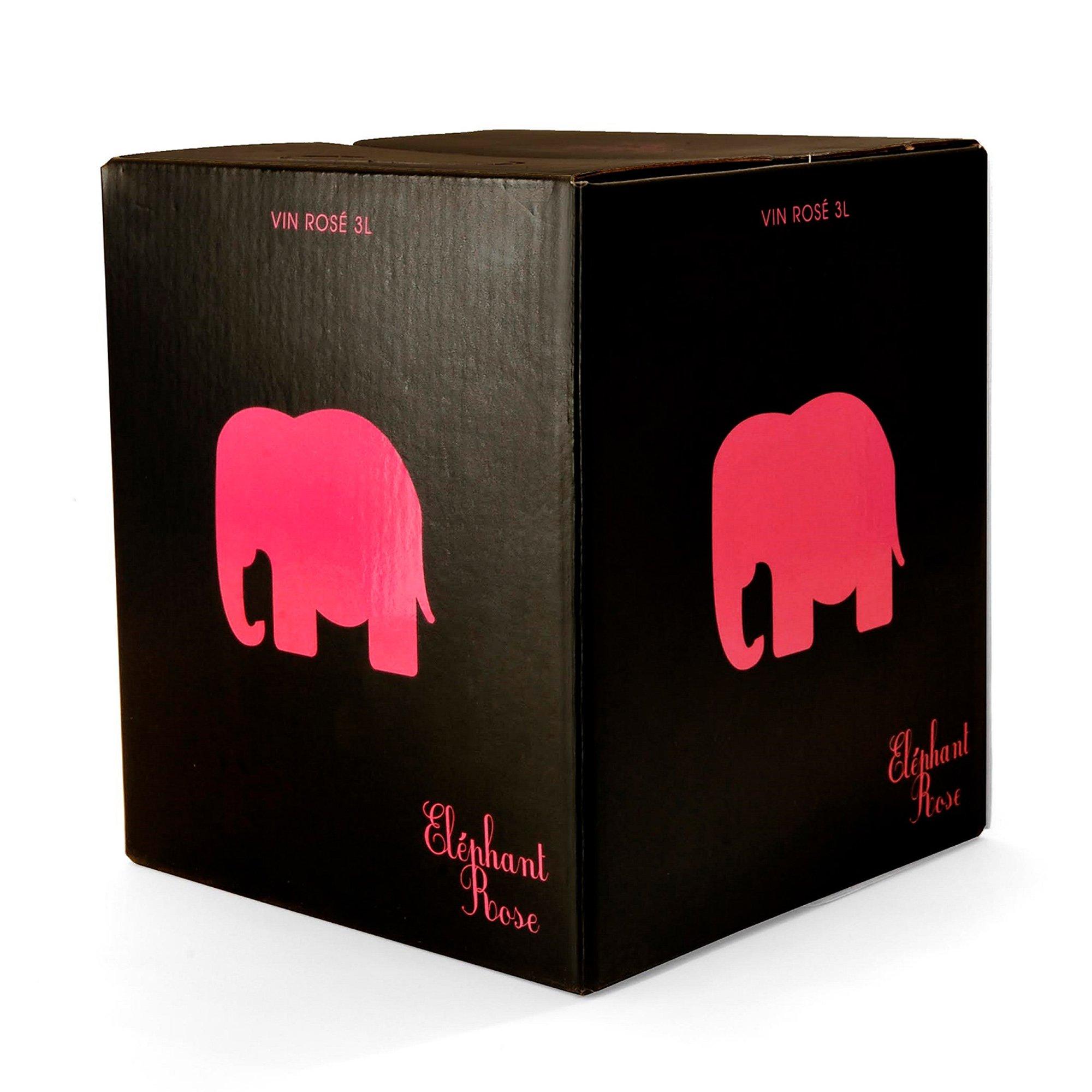 Image of Famille Perrin 2021, Elephant Rosé Bag in Box, Luberon AOP - 300 cl
