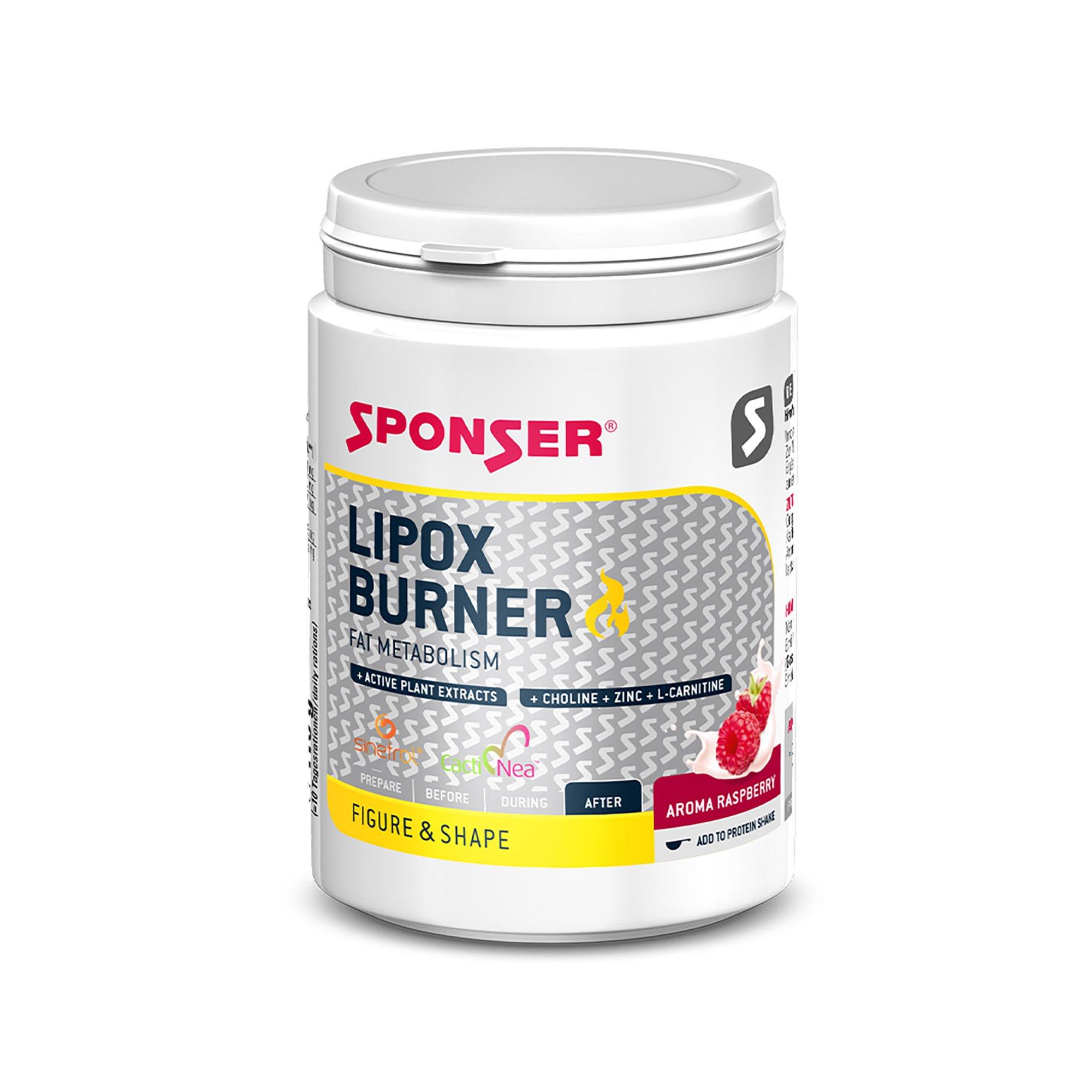 SPONSER Vegan Lipox Burner lampone Figura & forma polvere 