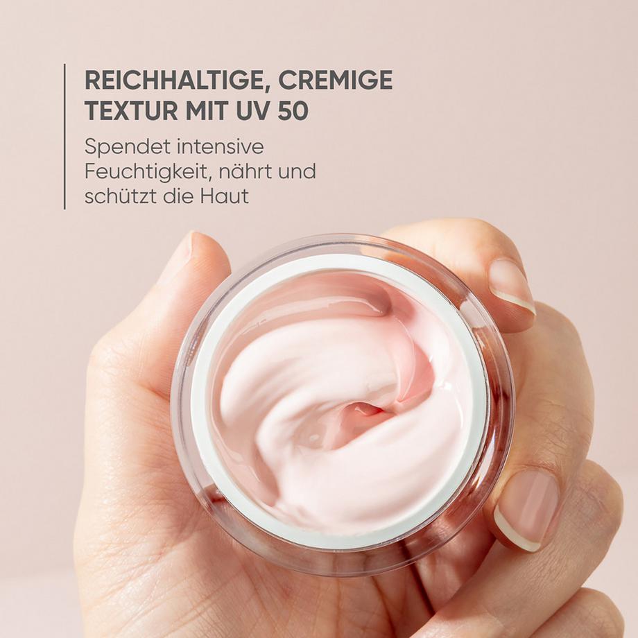 Louis Widmer  nutriderm Tagescreme Éclat Rosé UV 50 