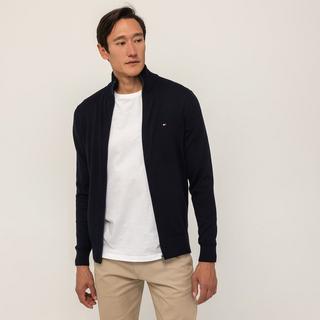 TOMMY HILFIGER PIMA ORG CTN CASHMERE ZIP THRU Cashmere Pullover 