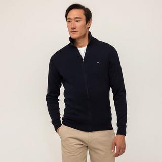 TOMMY HILFIGER PIMA ORG CTN CASHMERE ZIP THRU Maglione in cachemire 