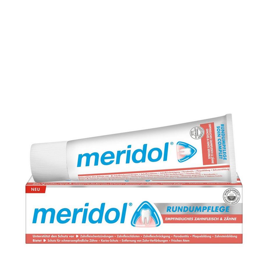 meridol Rundumpflege Empfindliches Zahnfleisch & Zähne Rundumpflege Zahnpasta, gegen empfindliches Zahnfleisch und Zähne 