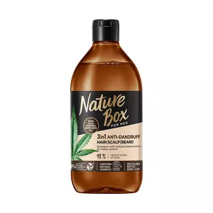 3in1 Shampoo antiforfora Olio di semi di canapa